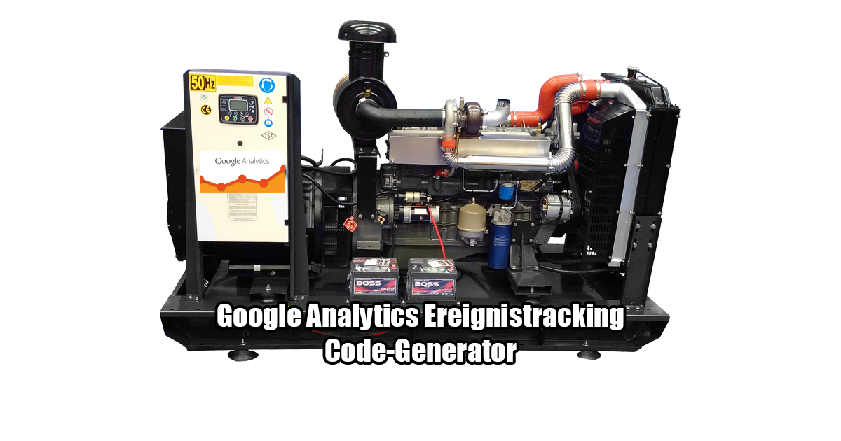 Google Analytics EventTracking LinkGenerator