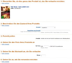 Amazon Produktangaben