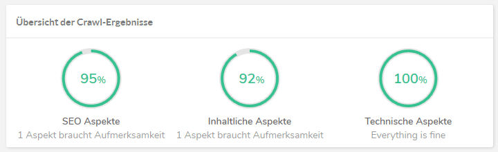 Ryte Optimierung Ergebnis