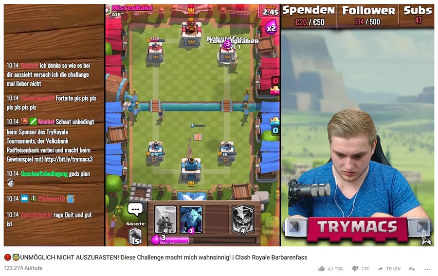 Trymacs Clash Royale Video