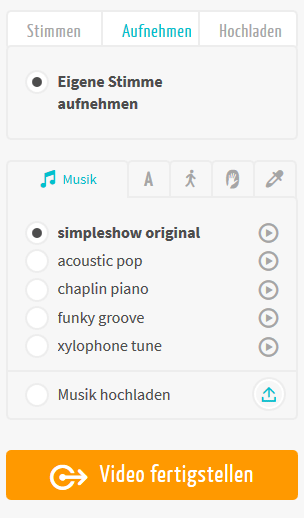 Hintergrundmusiken