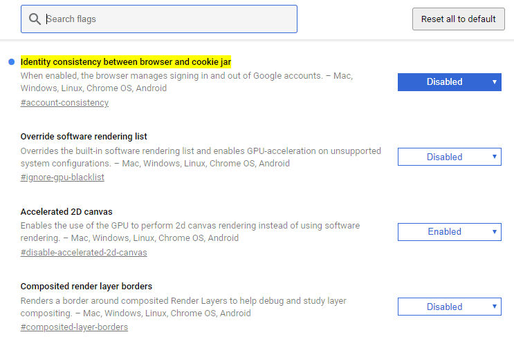 Chrome Einstellungen