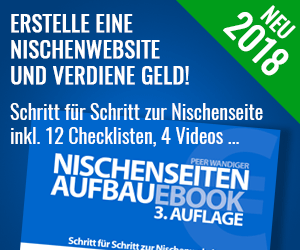 Nischenseiten Aufbau Ebook