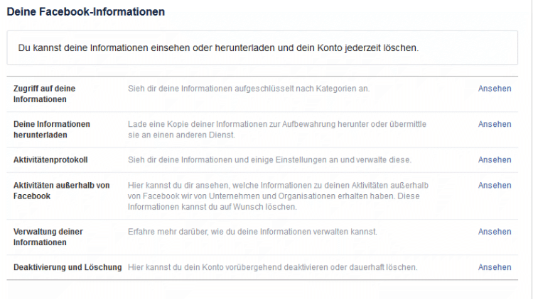 Konto deaktivieren facebook vorübergehend Facebook konto